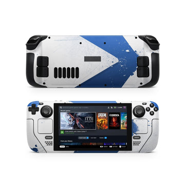 Blue Abstract Steam Deck Skin
