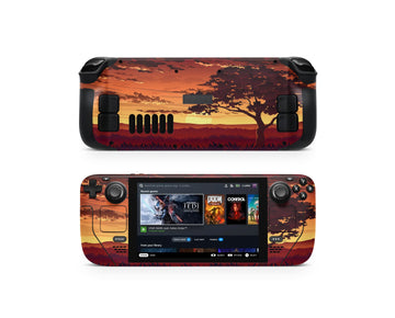 Wild Life Sunset Steam Deck Skin