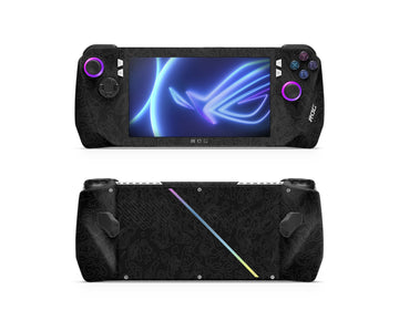 Abstract Black Asus Rog Ally Skin, Protective Rog Ally Console Case , Custom Game Console Vinyl, Asus Rog Ally Skins Vinyl Sticker, Rog
