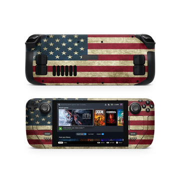 American Flag Steam Deck Skin