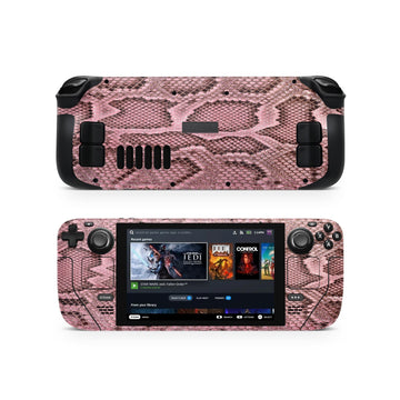 Pink Snake Design Steam Deck Skin