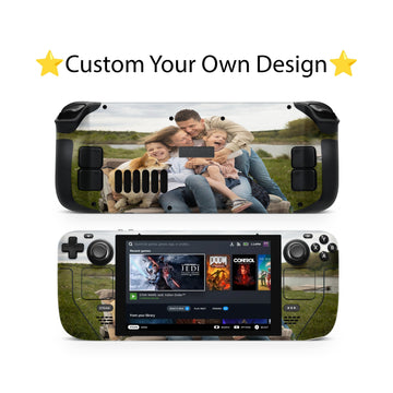 Personalized Custom Steam Deck: Level Up Your Gaming Experience! ,Protective Steam Deck Console Decal Wrap