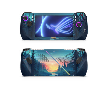 Vector Forest Asus Rog Ally Skin, Protective Rog Ally Console Case , Custom Game Console Vinyl, Asus Rog Ally Skins Vinyl Sticker, Rog