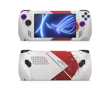 Red Abstract Watercolor Asus Rog Ally Skin, Protective Rog Ally Console Case , Custom Game Console Vinyl, Asus Rog Ally Skins Vinyl