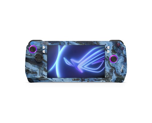 Abstract Blue Asus Rog Ally Skin