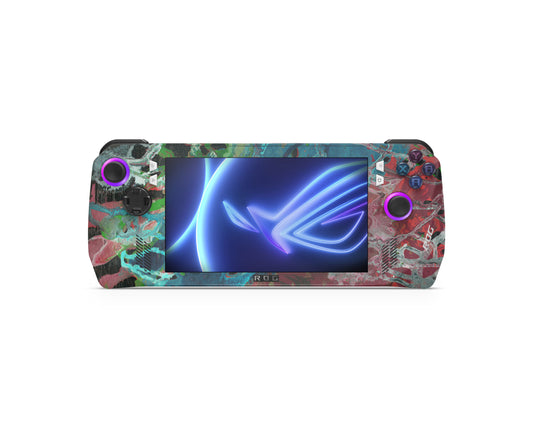 Abstract Colorful Asus Rog Ally Skin