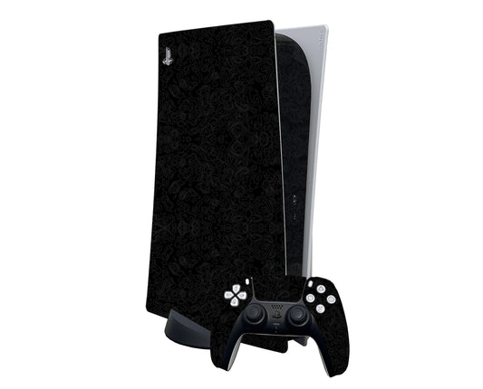 Damascus Black PS5 Disc Edition Skin