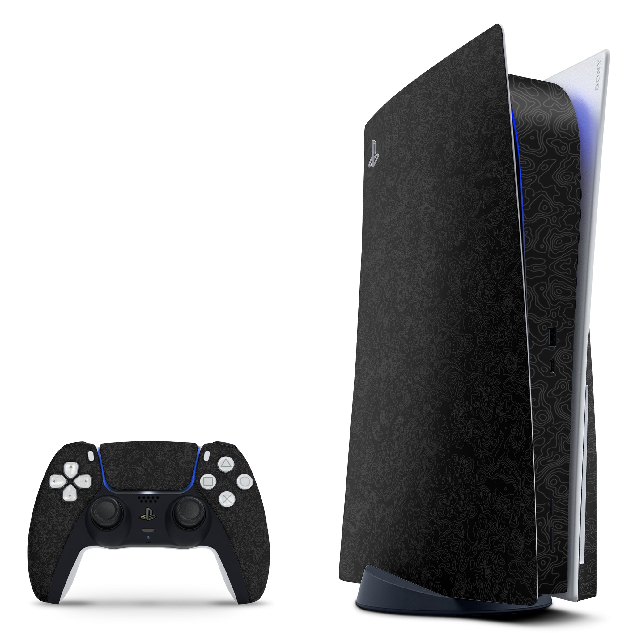 Damascus Black PS5 Disc Edition Skin