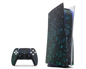 Abstract PS5 Disc Edition Skin