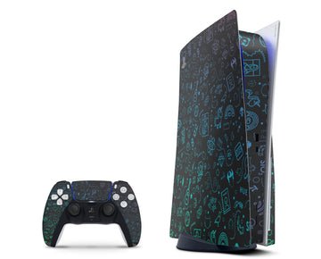 Abstract PS5 Digital Edition Skin