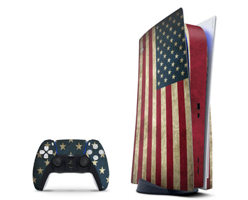 American Flag Custom Ps5 Disc Edition Skin