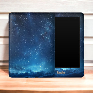 Dark Blue Night Sky Stars Amazon Kindle Skin