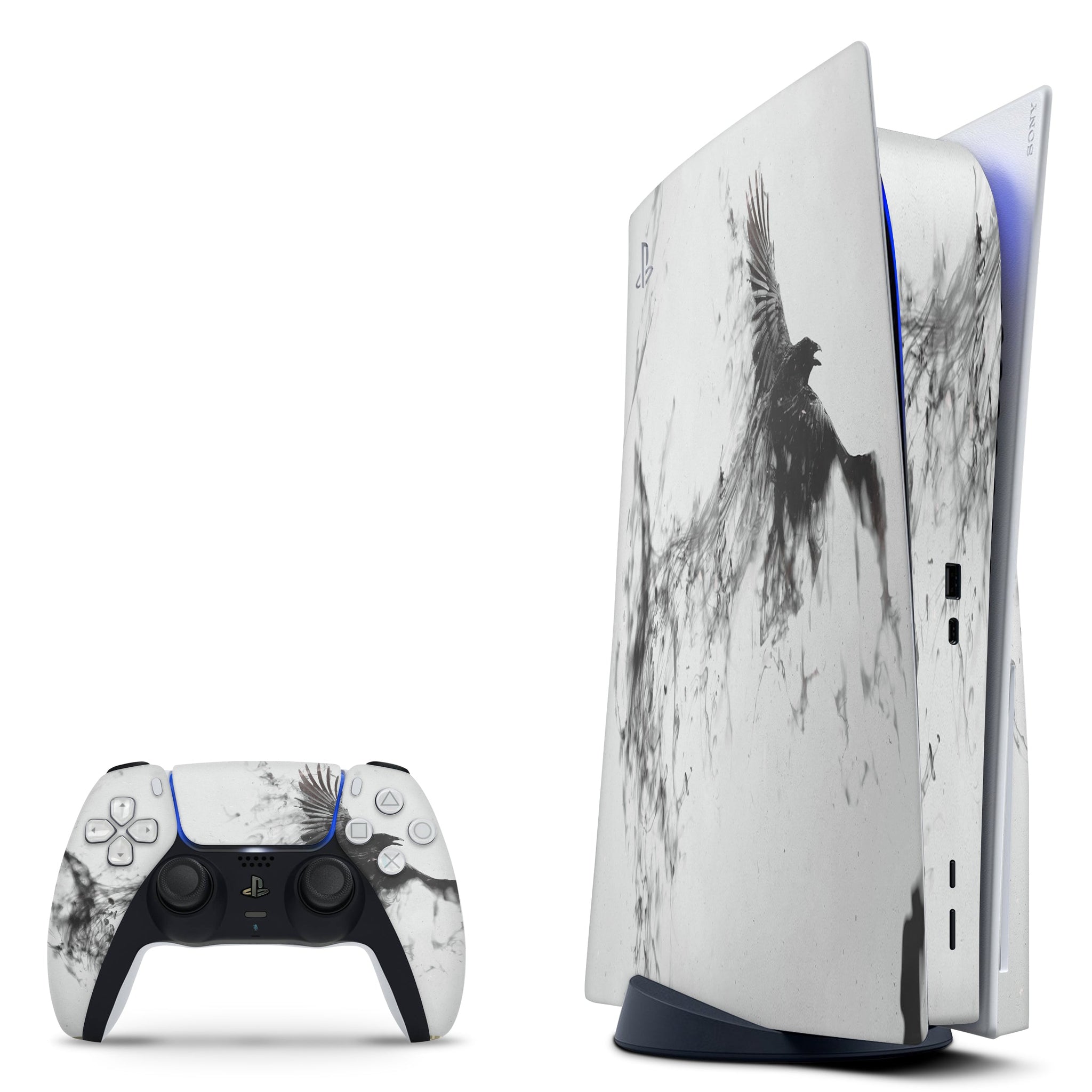 Crow Rawen PS5 Disc Edition Skin