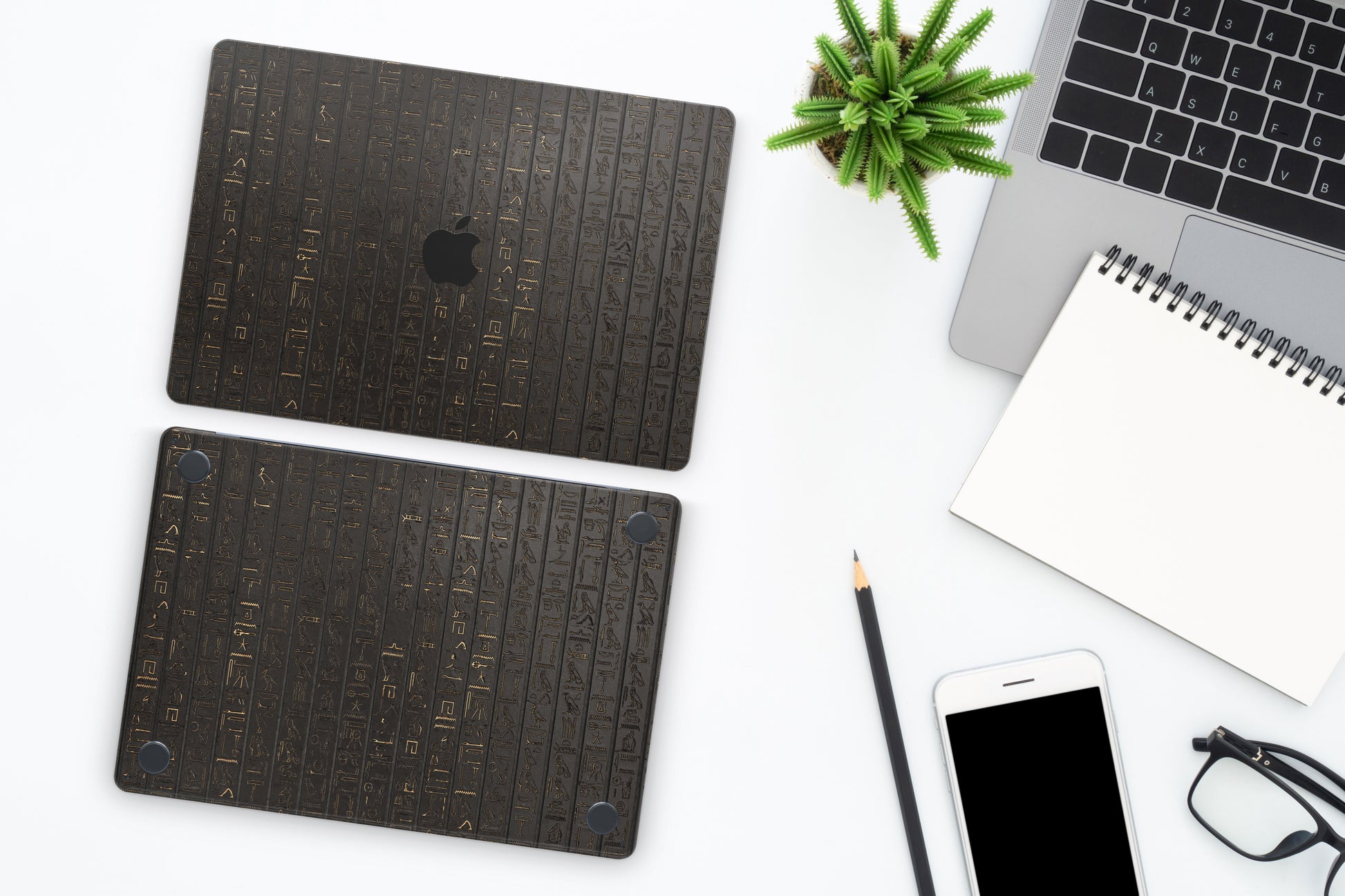 Egyptian Wall MacBook Skin - Quality MacBook Pro Skin - Transform Your Laptop with Style - MacBook Air Skin - M1, M2, 13", 14" , 16 