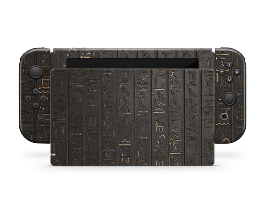 EGYPTIAN WALL NINTENDO SWITCH SKIN - CUSTOM NINTENDO SWITCH WALL DESIGN