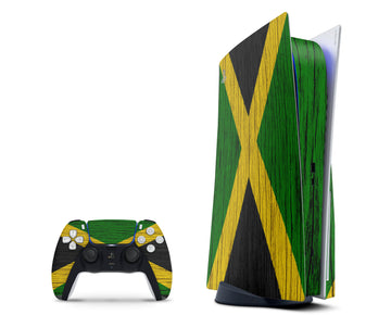 Jamaican Flag Custom PS5 Disc Edition Skin