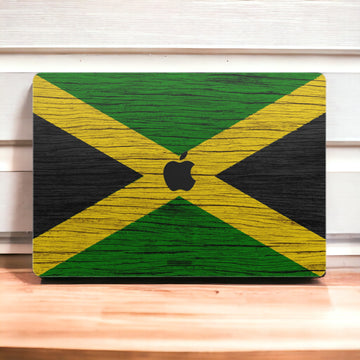 Elevate your MacBook with our Jamaican skin decals. Immerse yourself in the vibrant colors and culture of Jamaica while protecting your device. Upgrade your laptop&#39;s style with this unique design!