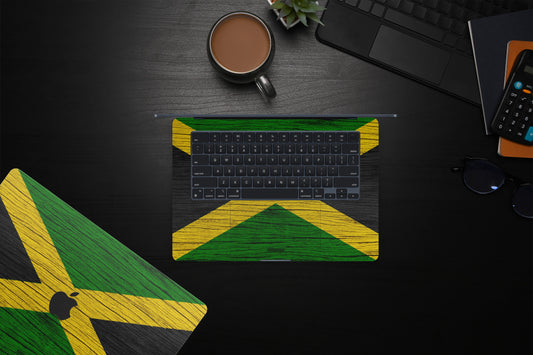 Jamaican Flag MacBook Skin