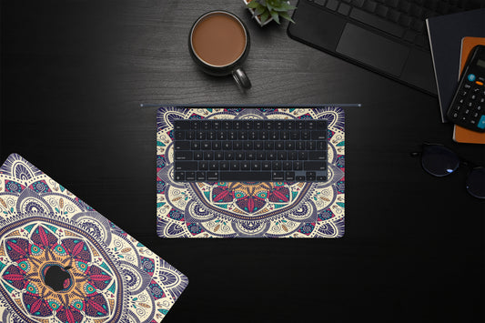 Mandala Pattern MacBook Skin