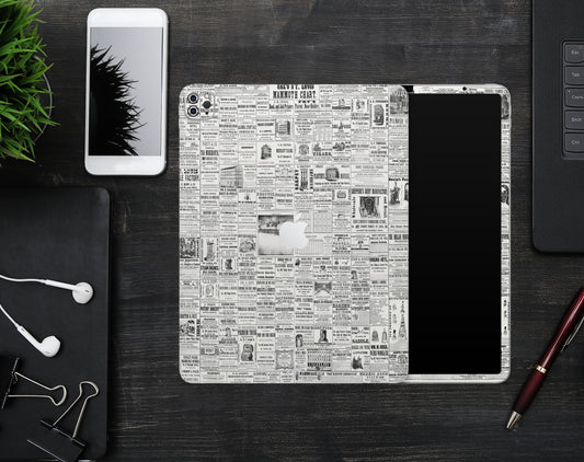 Newspaper Style iPad Skin