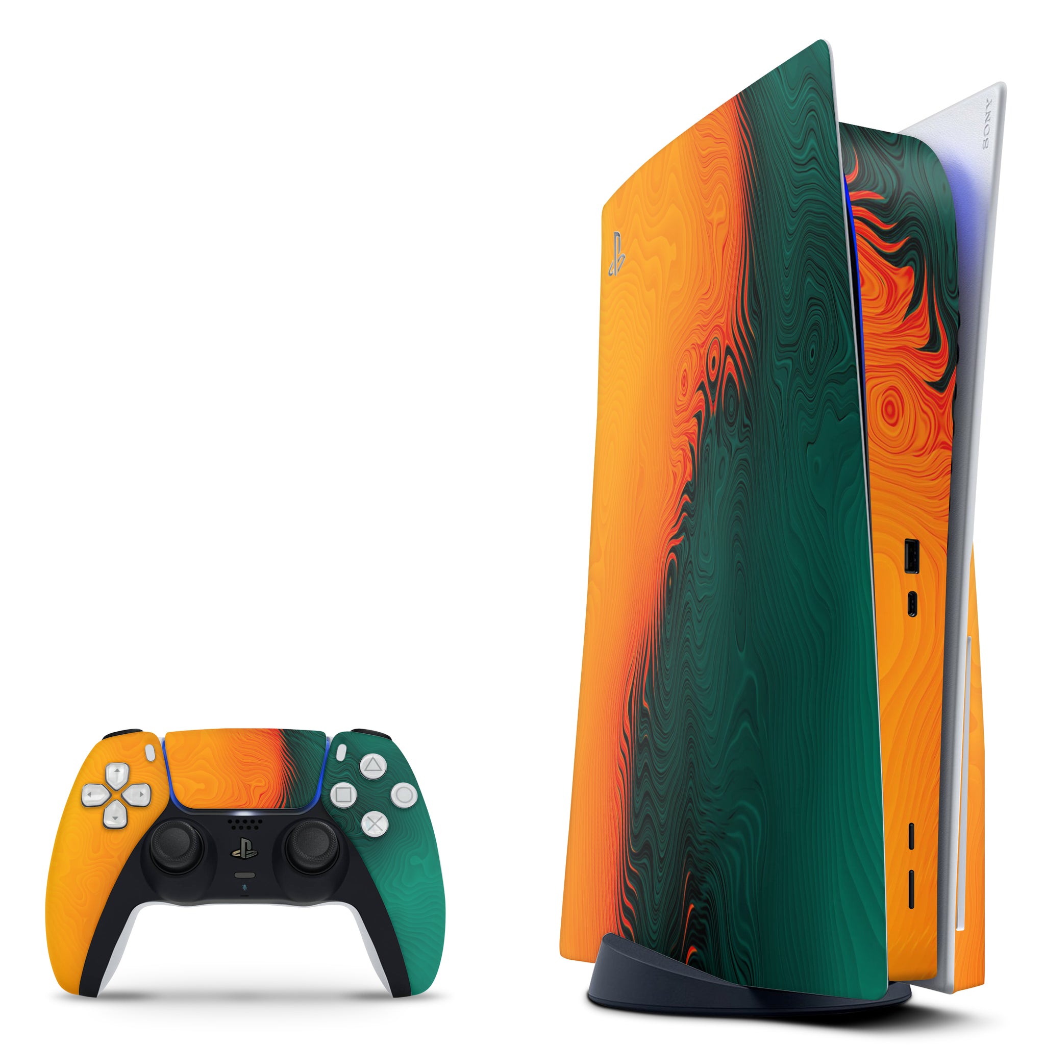 Abstract PS5 Disc Edition Skin