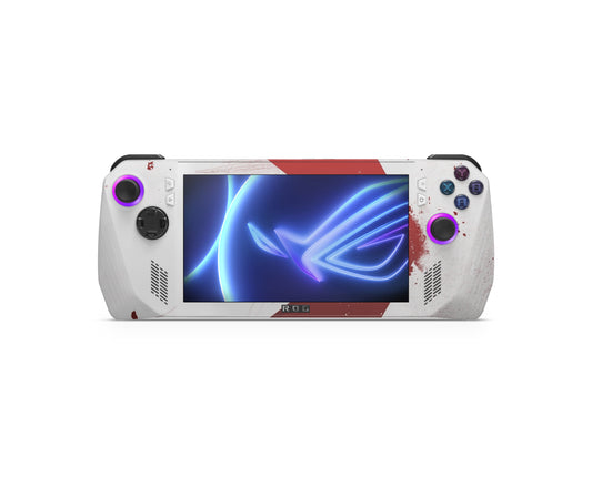 Red Abstract Watercolor Asus Rog Ally Skin, Protective Rog Ally Console Case , Custom Game Console Vinyl, Asus Rog Ally Skins Vinyl