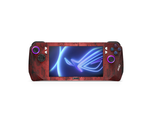 Red Wall Texture Rog Ally Skin, Protective Rog Ally Console Case , Custom Game Console Vinyl, Asus Rog Ally Skins Vinyl Sticker, Rog