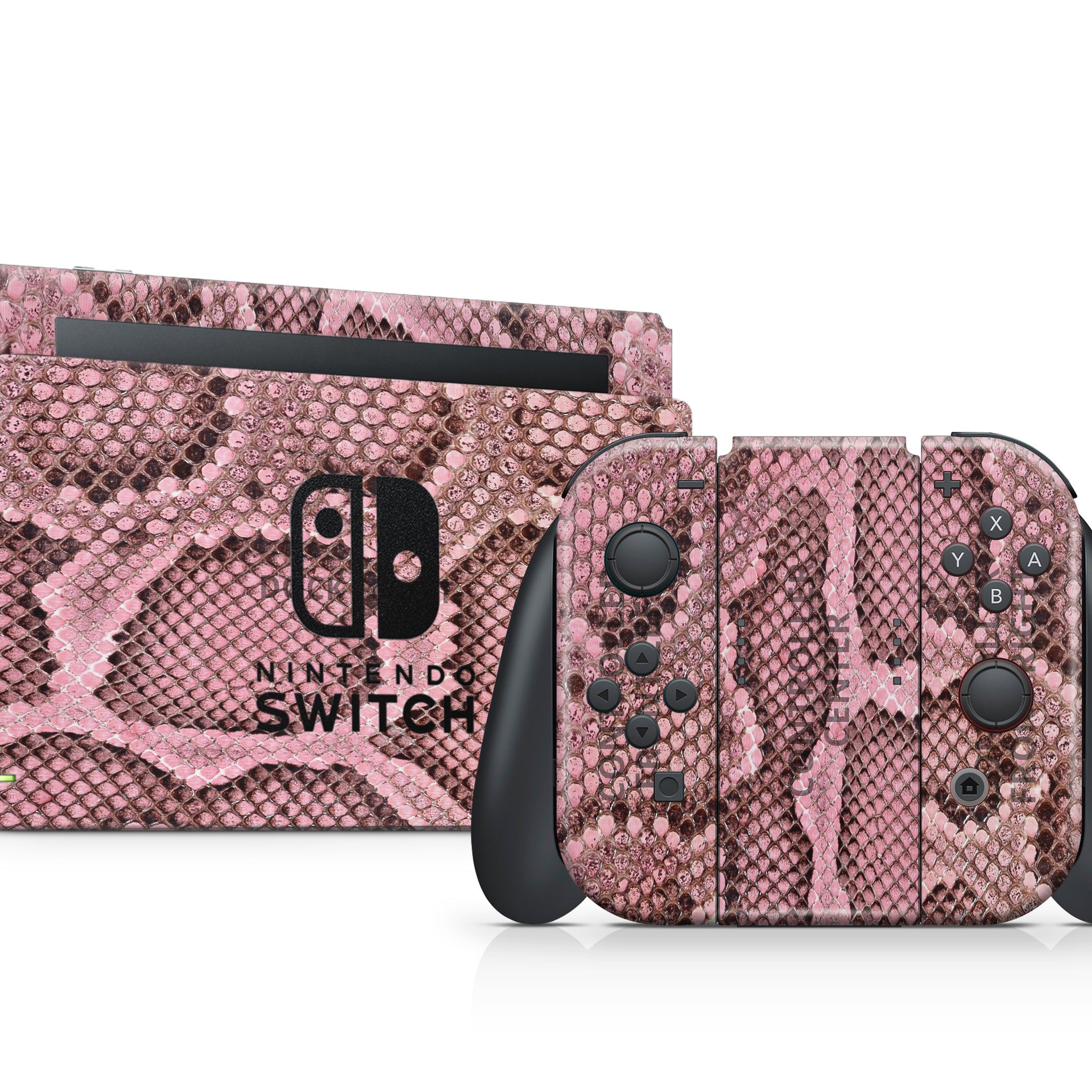 PINK SNAKE NINTENDO SWITCH SKIN