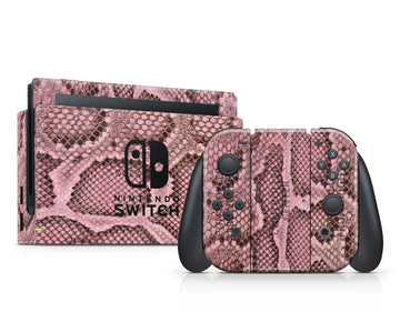 PINK SNAKE NINTENDO SWITCH SKIN