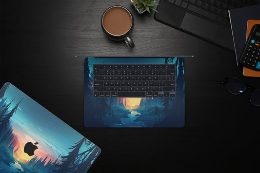 Vector Forest MacBook Skin