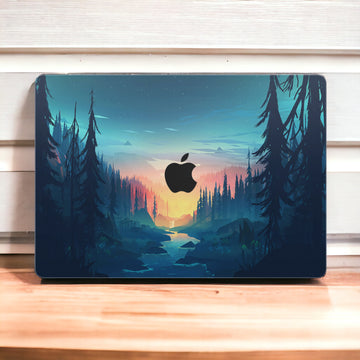 Vector Forest MacBook Skin