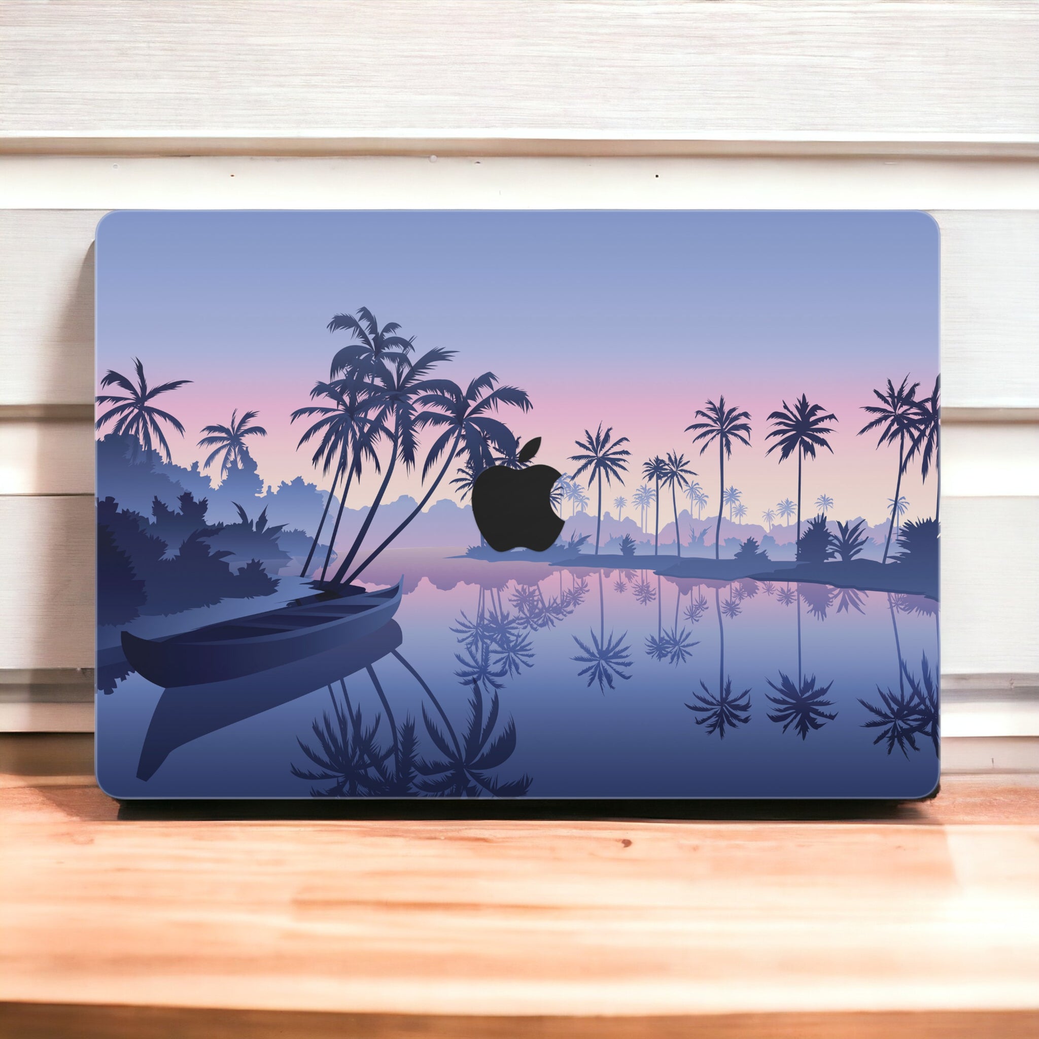 Palms in Water MacBook Skin