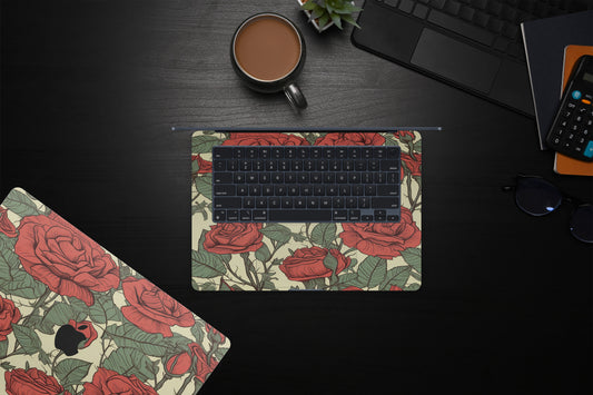 Vintage Floral MacBook Skin