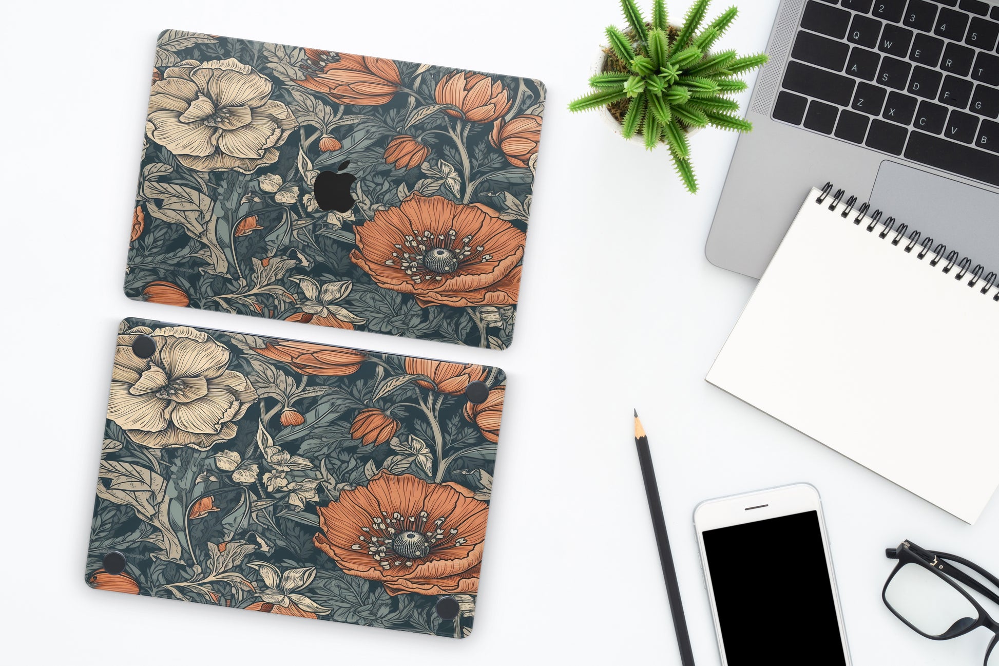 Add a touch of vintage charm to your MacBook with our Floral skin decals. Elevate style and protection with this timeless design. Upgrade your device now!