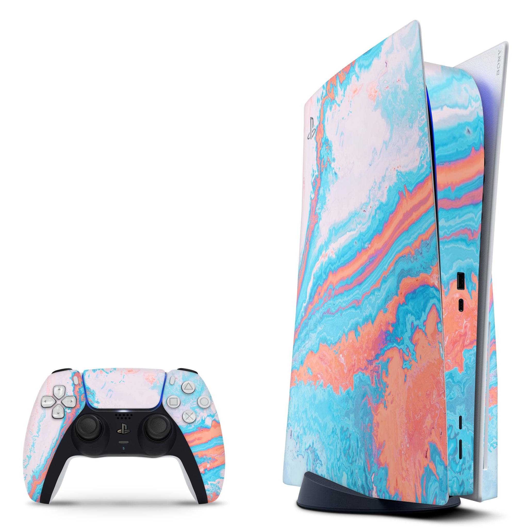 Watercolor Texture Ps5 Disc Edition  Skin