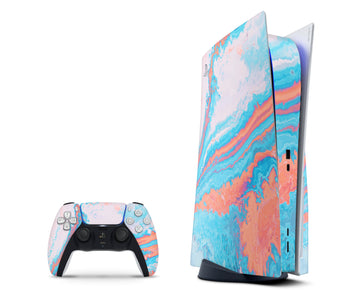 Watercolor Texture Ps5 Disc Edition  Skin