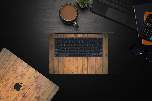 Wooden Texture MacBook Skin