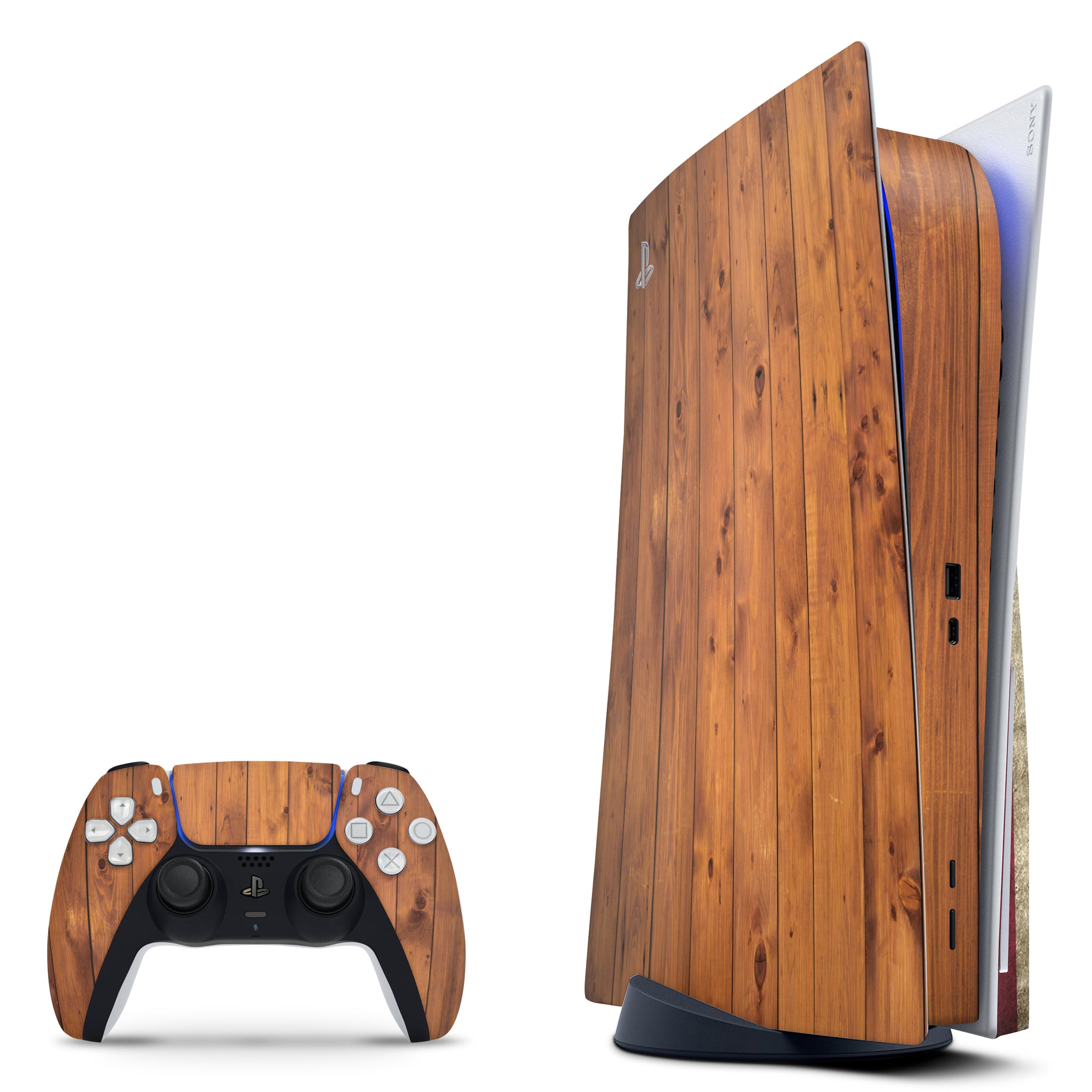 Wooden Texture PS5 Disc Edition Skin