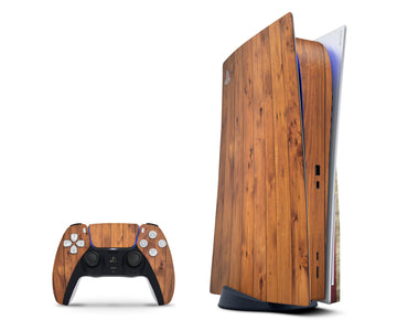 Wooden Texture PS5 Digital Edition Skin