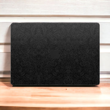 Abstract Black MacBook Skin