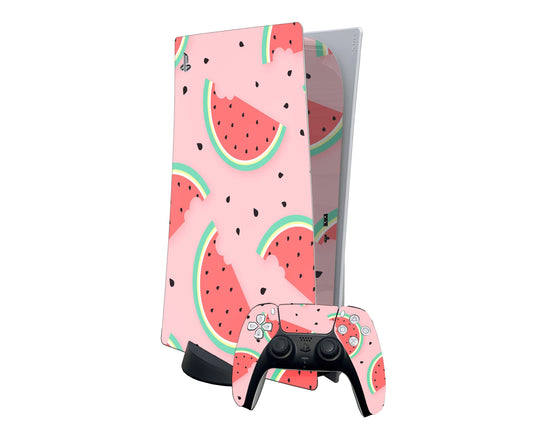 Watermelon Pattern PS5 Digital Edition Skin.