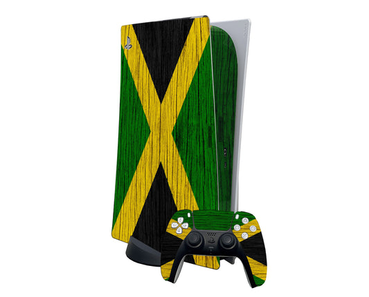 Jamaican Flag Custom PS5 Disc Edition Skin
