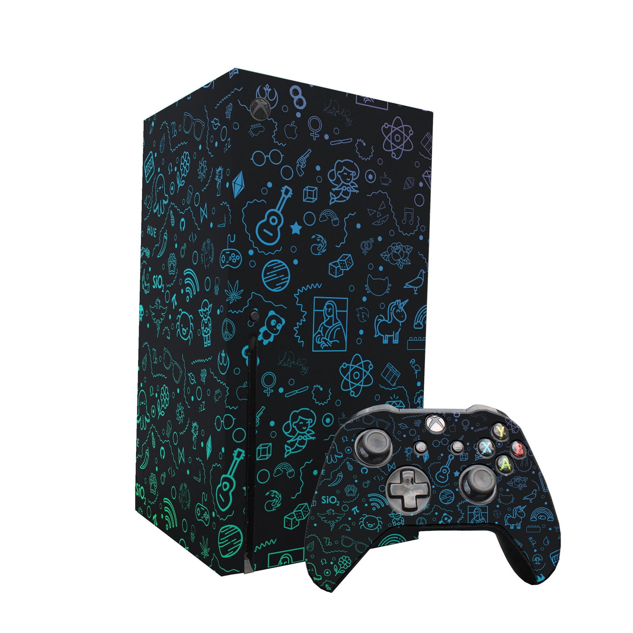 Abstract Xbox Series X skin, Custom Made Series X skin, Xbox Series X sticker , Xbox Series X Abstract controller skin