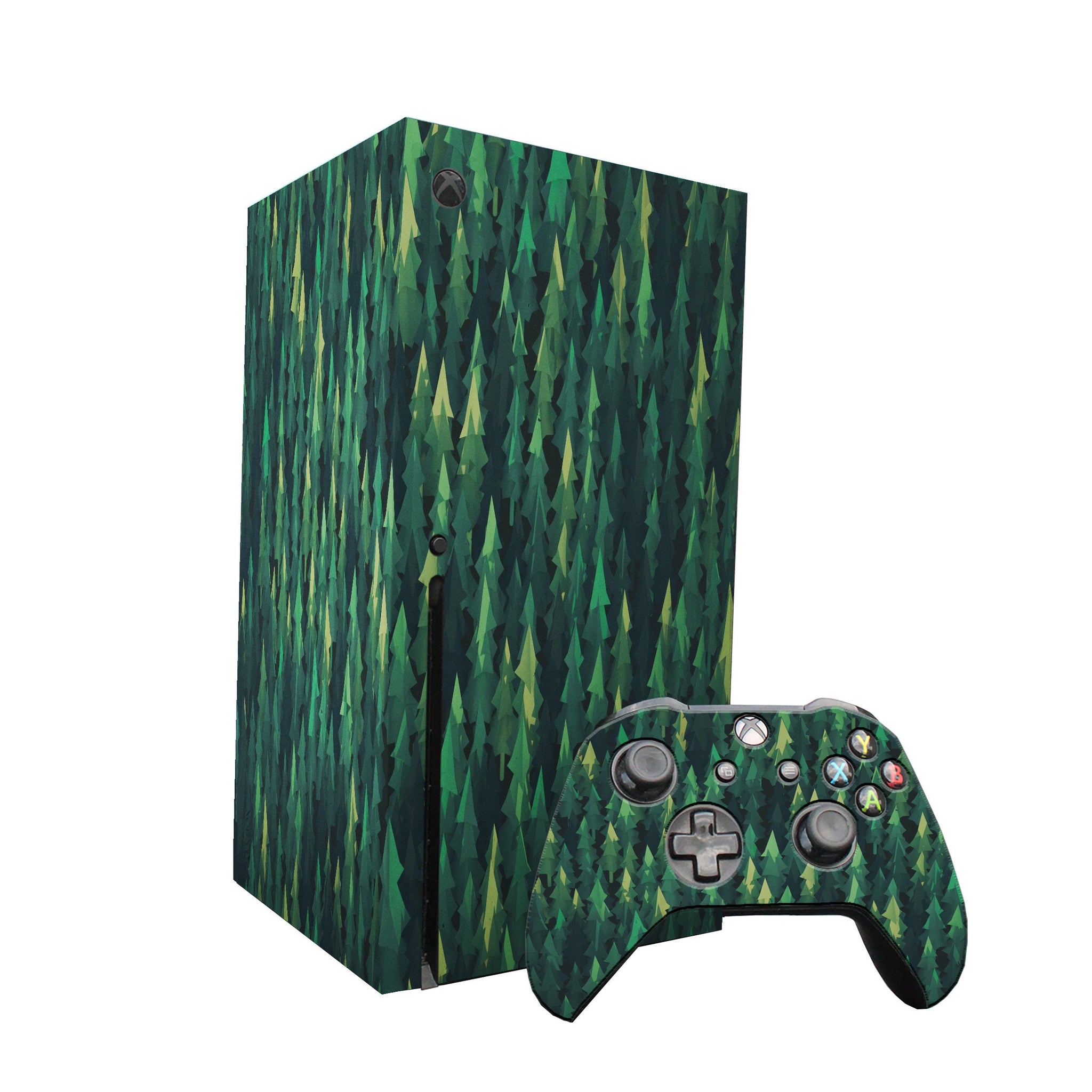 Custom Forest Xboxseries x Skin,Xbox Series X Console & Controller Skin,Xbox Series Controller Skin,Custom Xbox Series X Skin