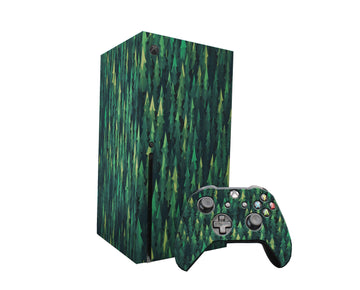 Custom Forest Xboxseries x Skin,Xbox Series X Console & Controller Skin,Xbox Series Controller Skin,Custom Xbox Series X Skin