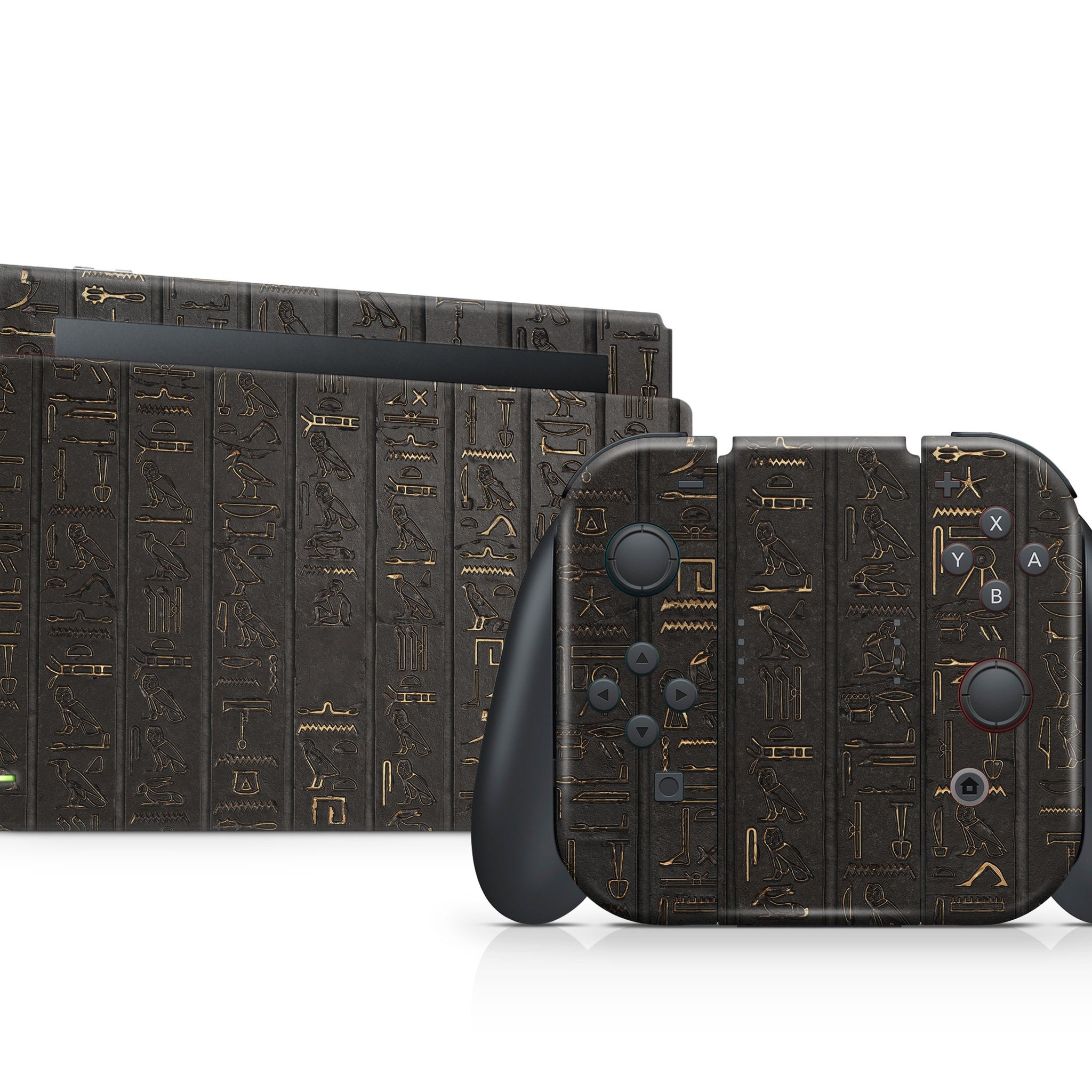 EGYPTIAN WALL NINTENDO SWITCH SKIN - CUSTOM NINTENDO SWITCH WALL DESIGN