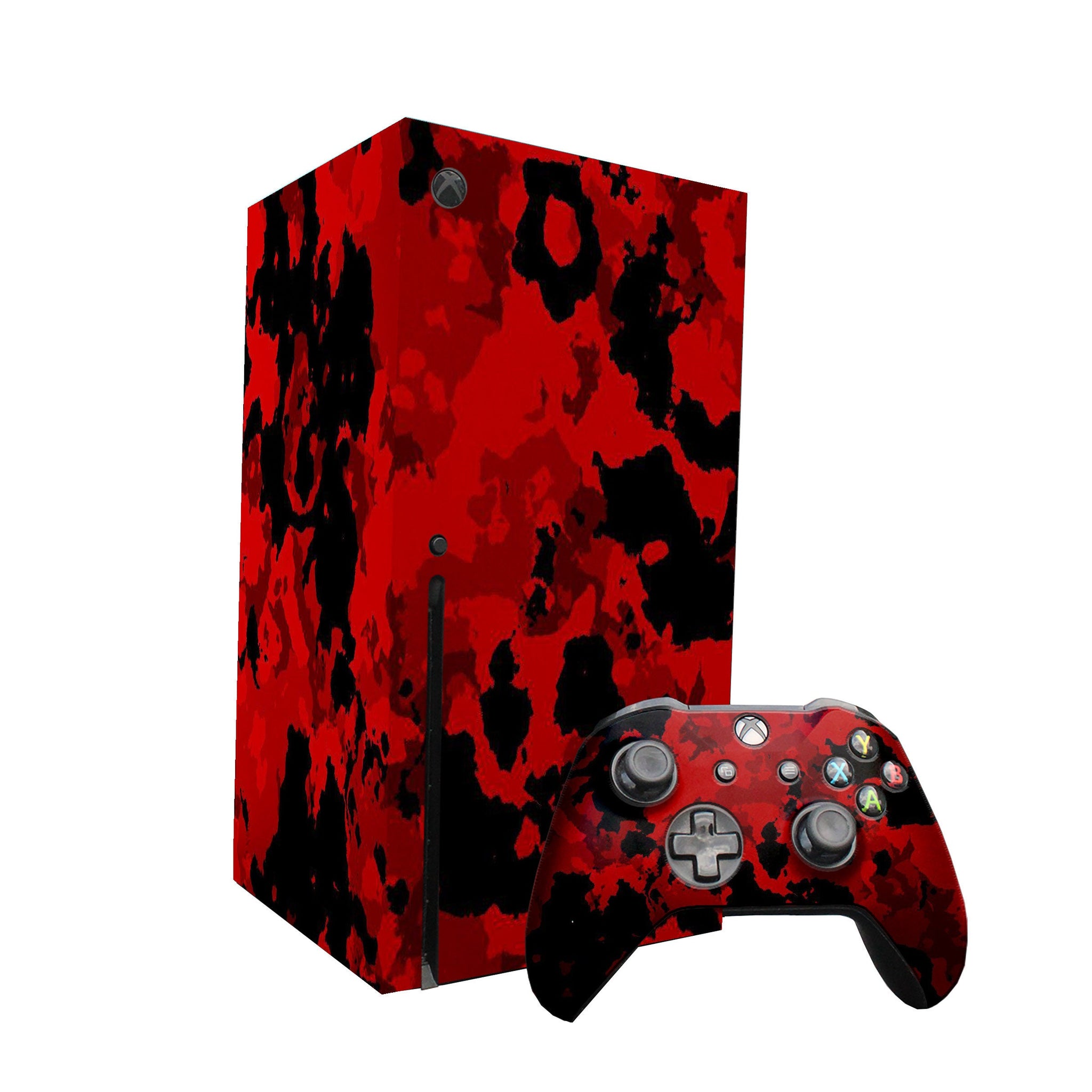 Red Camo Xbox Series X Console & Controller Skin,Red camo Xbox Series Controller Wrap,Custom Xbox Series X Wrap,Custom Xbox Skin, Red Camo