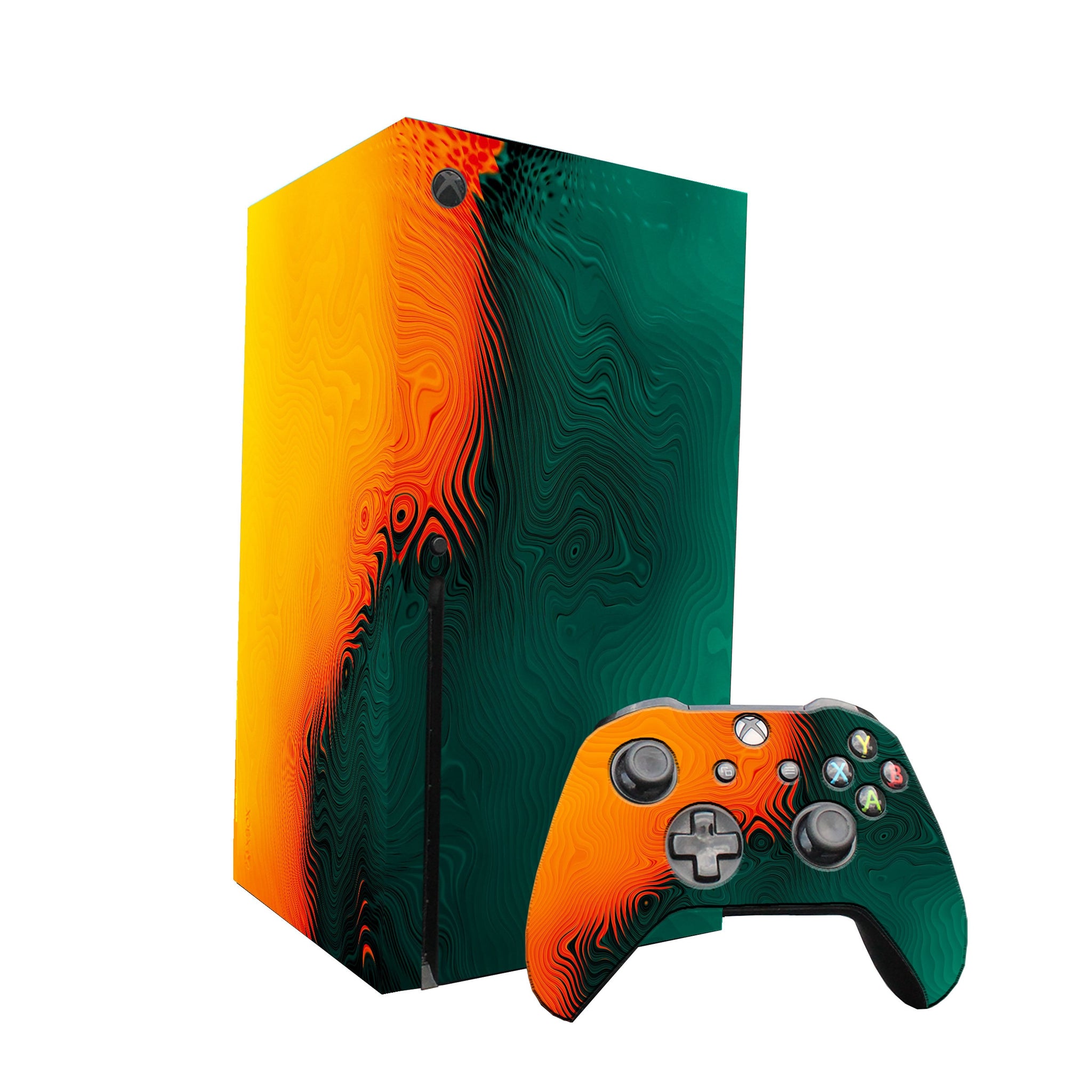 Custom Abstract Xbox series x Skin,Xbox Series X Console & Controller Skin,Xbox Series Controller Skin,Custom Xbox Series X Skin