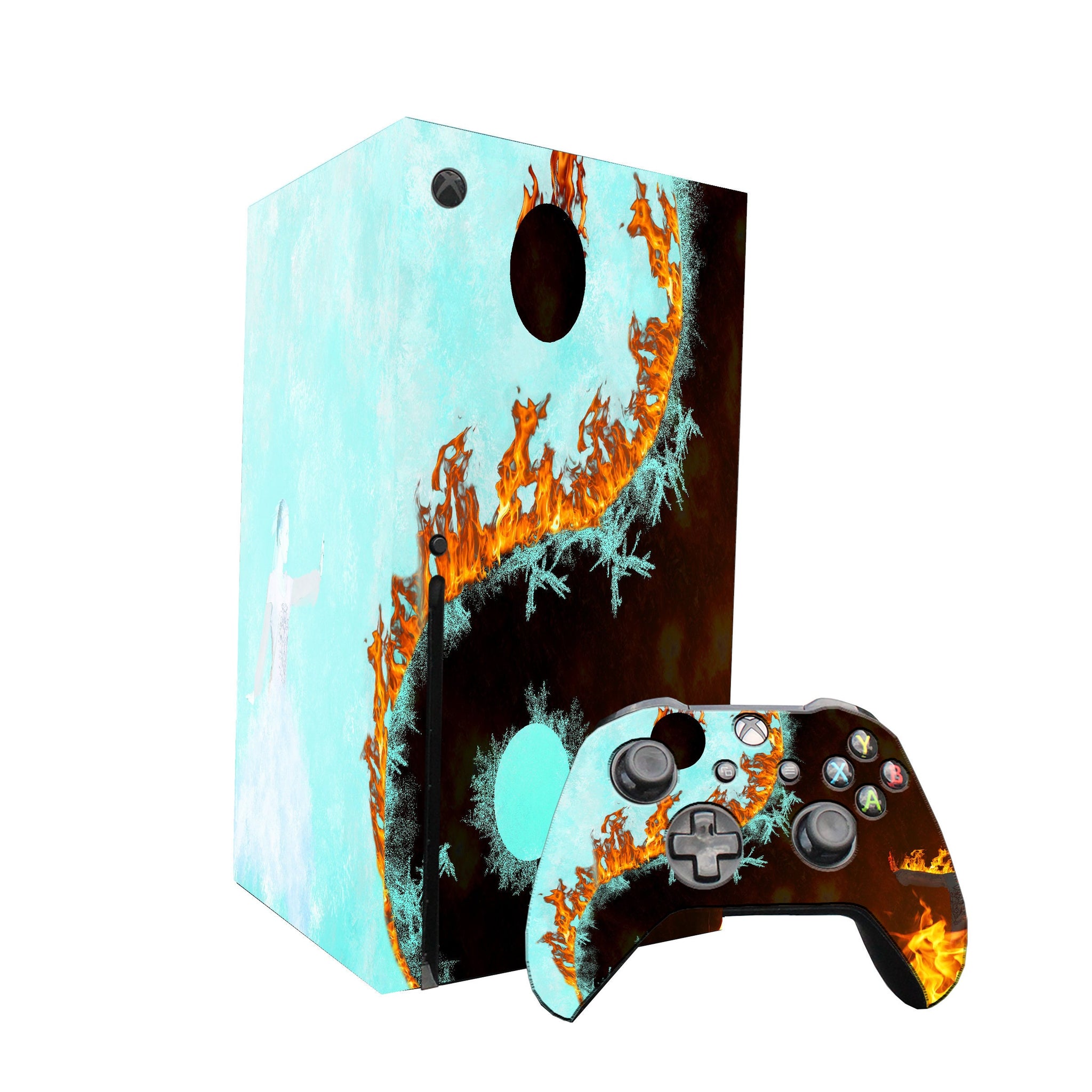 Custom Ying Yang Xbox series x Skin,Xbox Series X Console & Controller Skin,Xbox Series Controller Skin,Custom Xbox Series X Skin