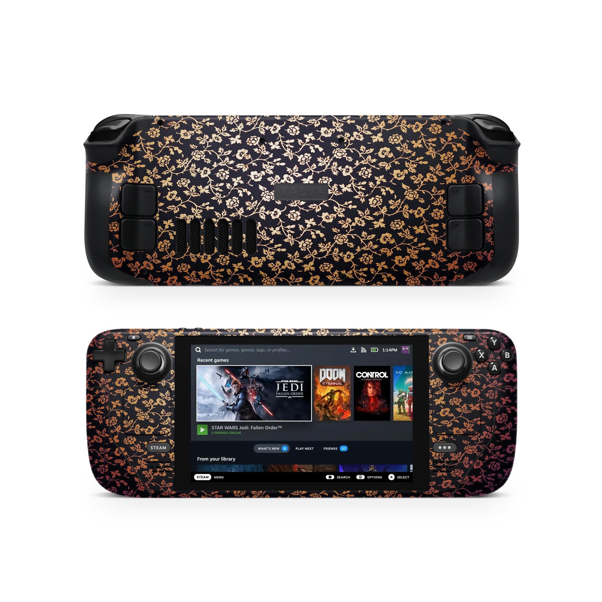 Custom Flower Steam Deck Skin